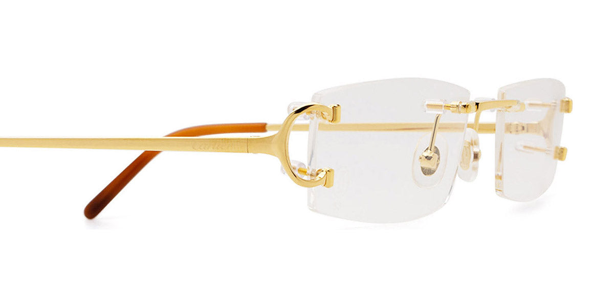 Cartier CT0092O Rectangle Eyeglasses | EyeOns.com