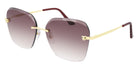 Cartier CT0147S 004 61 - Gold / Red Gradient Mirrored #id:ct0147s004_s:104100