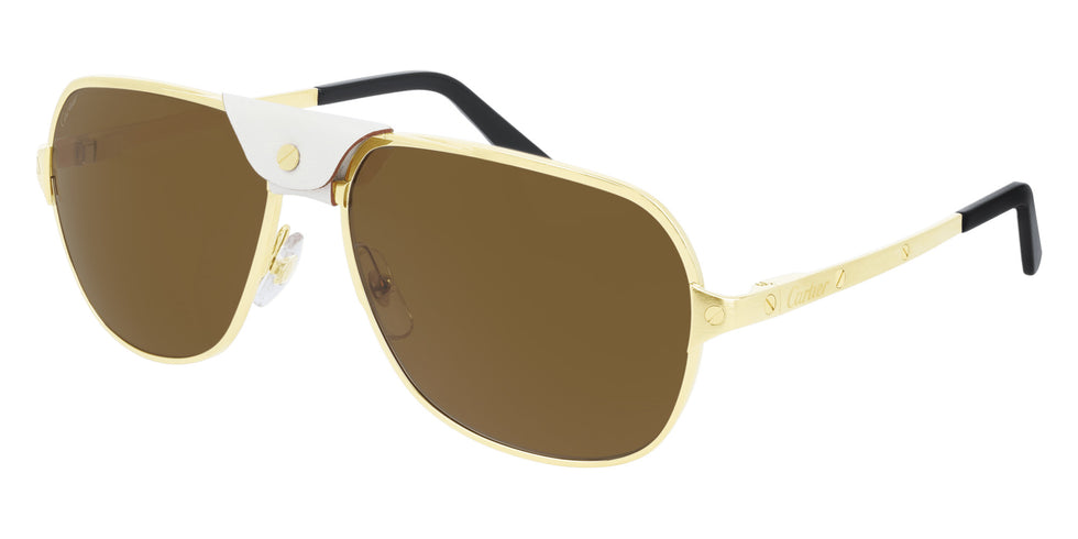 Cartier CT0165S 010 60 - Gold / Brown Multi Treatment Polarized #id:ct0165s010_s:108100