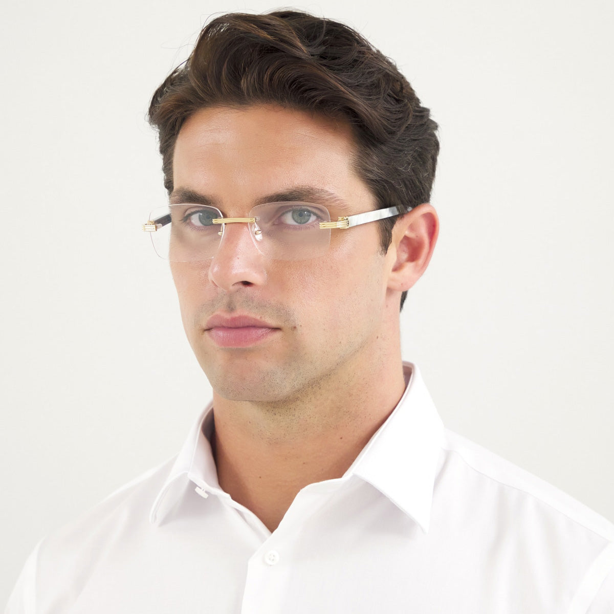 Cartier CT0286O Rectangle Eyeglasses | EyeOns.com