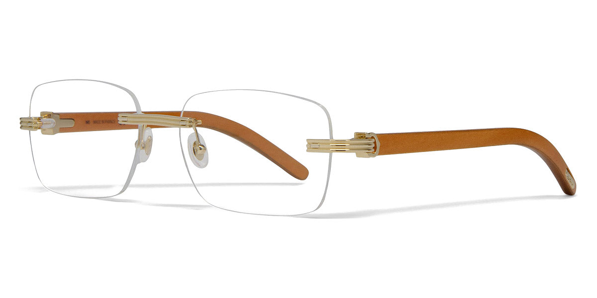 Cartier CT0286O Rectangle Eyeglasses | EyeOns.com