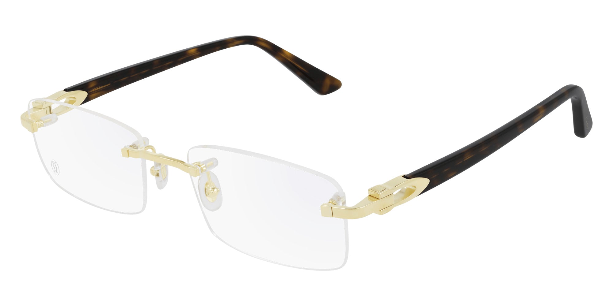 Cartier CT0287O Rectangle Eyeglasses | EyeOns.com