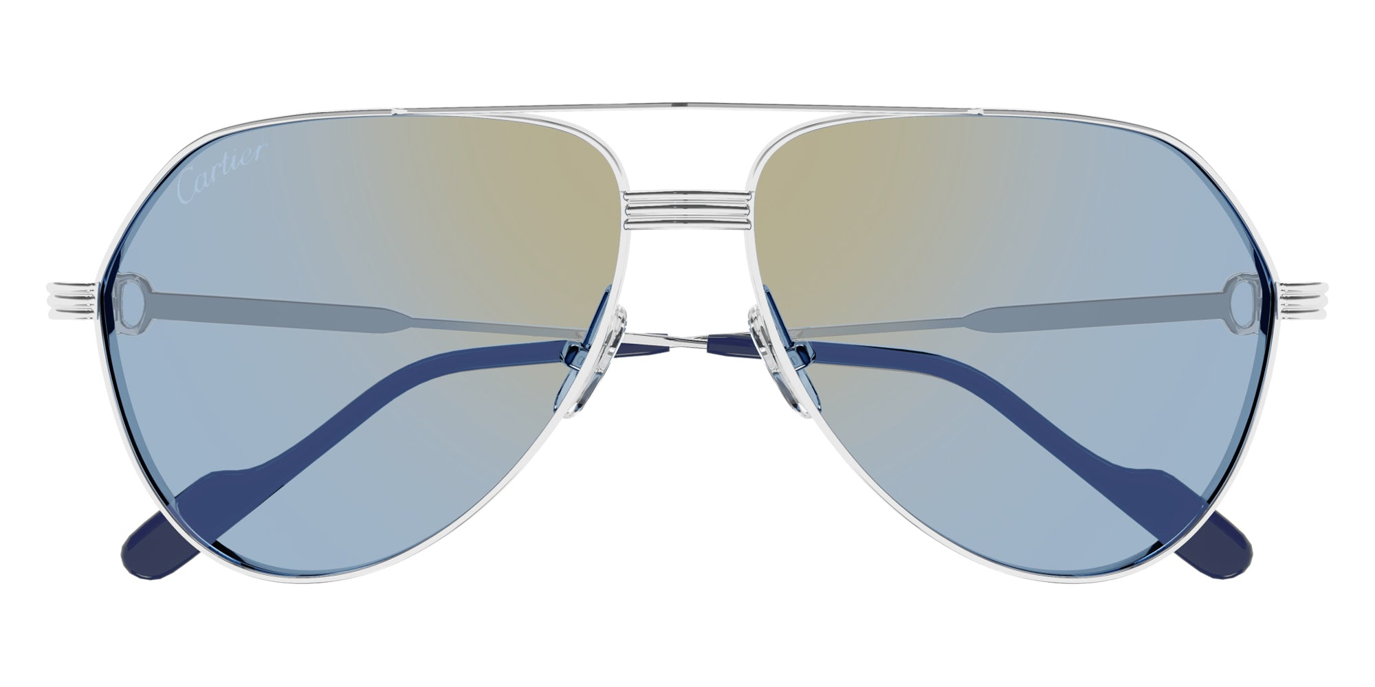 Cartier CT0303S 003 61 - Silver / Blue Multi Treatment #id:ct0303s003_s:102100