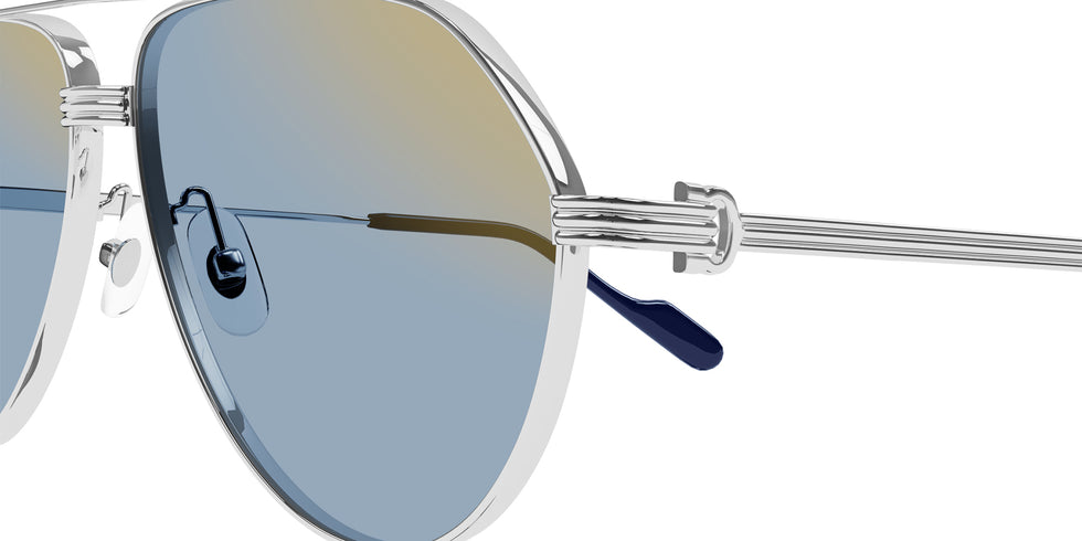 Cartier CT0303S 003 61 - Silver / Blue Multi Treatment #id:ct0303s003_s:102110