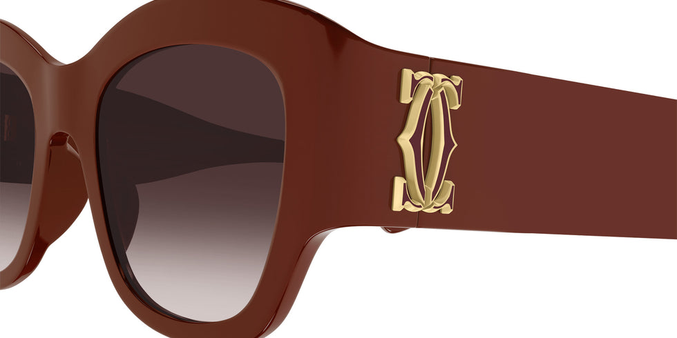 Cartier CT0304S 003 52 - Burgundy / Red Gradient #id:ct0304s003_s:100110