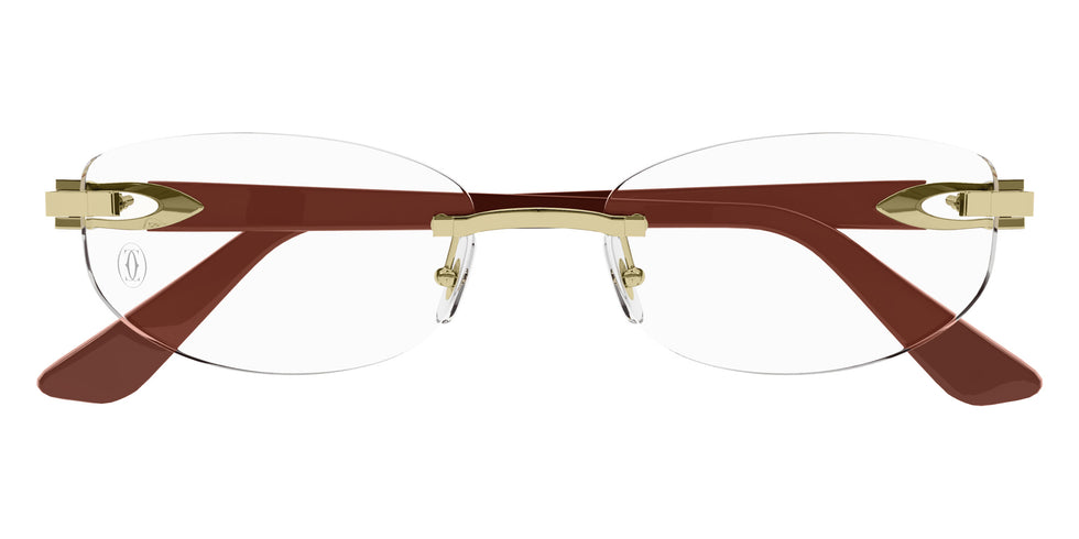 Cartier CT0318O 003 52 - Gold/Burgundy #id:ct0318o003_s:102100