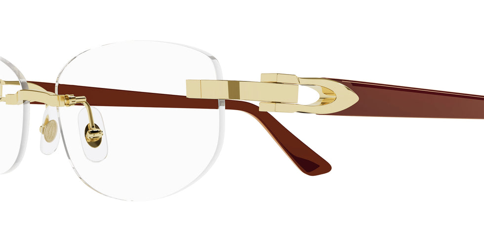 Cartier CT0318O 003 52 - Gold/Burgundy #id:ct0318o003_s:102110