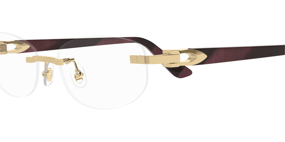 Cartier CT0318O 006 52 - Gold/Burgundy #id:ct0318o006_s:100110