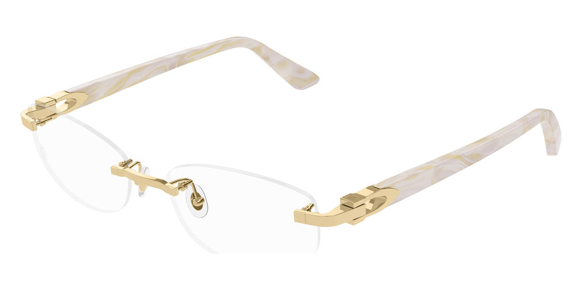 Cartier CT0318O Rectangle Eyeglasses | EyeOns.com