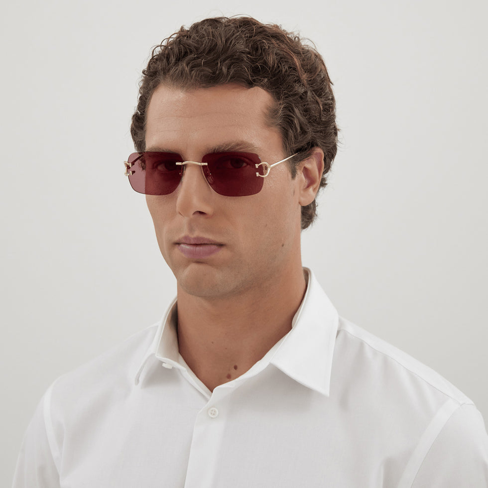 Cartier CT0330S 012 57 - Gold / Red Multi Treatment #id:ct0330s012_s:100115