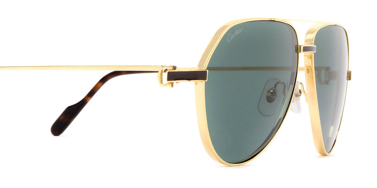 Cartier サングラス Cartier CT0334S Aviator Sunglasses | EyeOns.com
