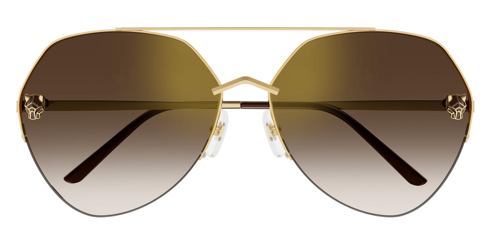 Cartier CT0355S 002 64 - Gold / Brown Multi Treatment #id:ct0355s002_s:100100