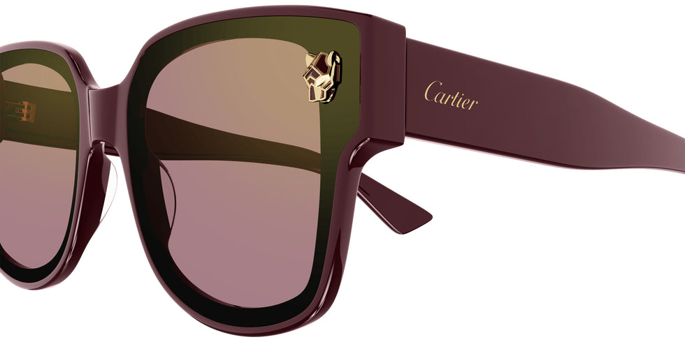 Cartier CT0357S 004 63 - Burgundy / Red Multi Treatment #id:ct0357s004_s:104110