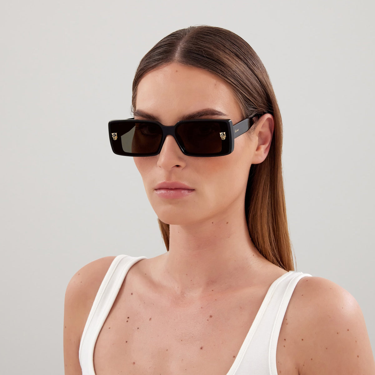 Cartier CT0358S Rectangle Sunglasses | EyeOns.com