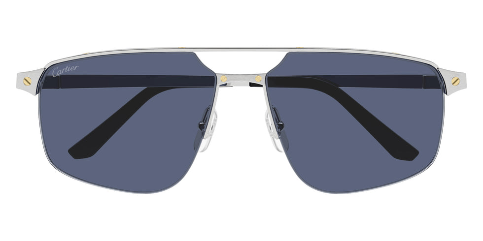 Cartier CT0385S 004 60 - Silver / Blue AR #id:ct0385s004_s:100100