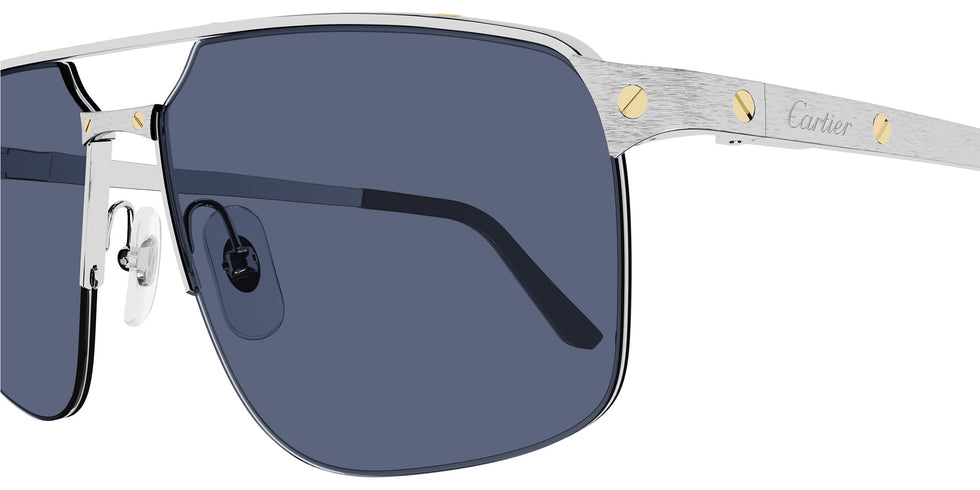 Cartier CT0385S 004 60 - Silver / Blue AR #id:ct0385s004_s:100110