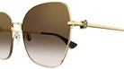Cartier CT0402S 002 59 - Gold / Brown Multi Treatment #id:ct0402s002_s:102115