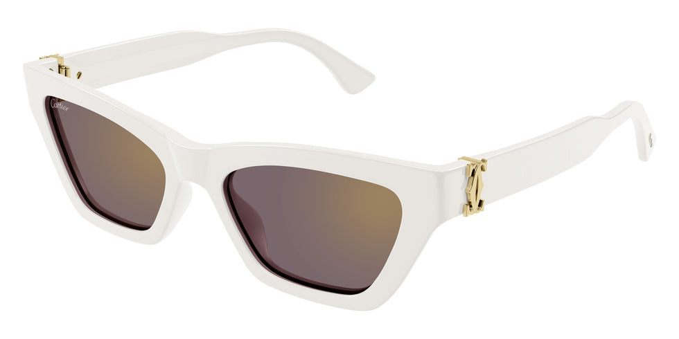 Cartier CT0437S 004 53 - White / Red Multi Treatment #id:ct0437s004_s:100105