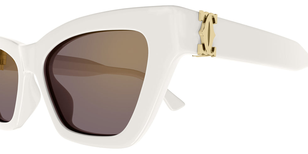 Cartier CT0437S 004 53 - White / Red Multi Treatment #id:ct0437s004_s:100110