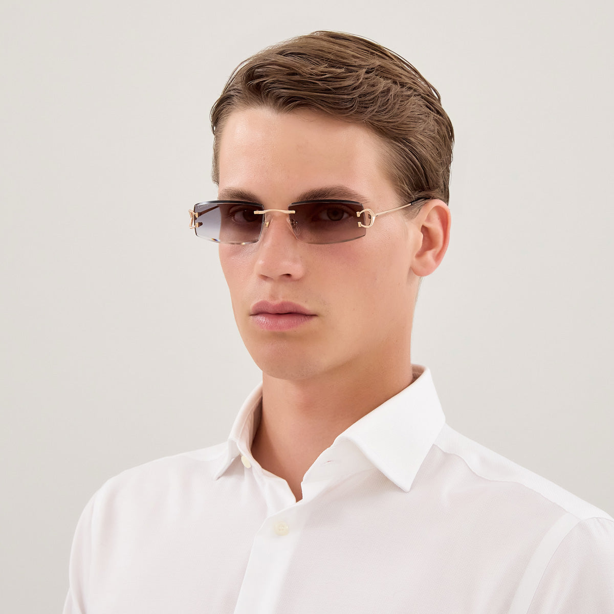 Cartier CT0465S 009 56 - Gold / Gray Multi Treatment #id:ct0465s009_s:100115