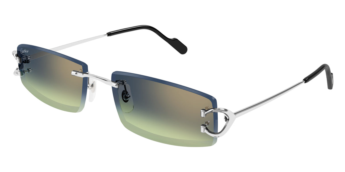 Cartier CT0465S 010 56 - Silver / Blue Multi Treatment #id:ct0465s010_s:102105
