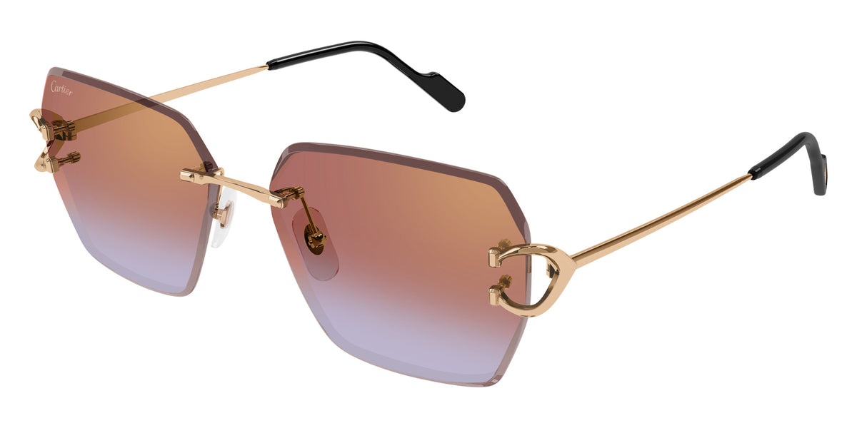 Cartier CT0466S 005 58 - Gold / Red Multi Treatment #id:ct0466s005_s:100105