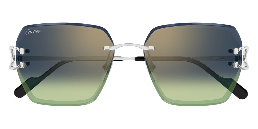 Cartier CT0466S 006 58 - Silver / Blue Multi Treatment #id:ct0466s006_s:102100