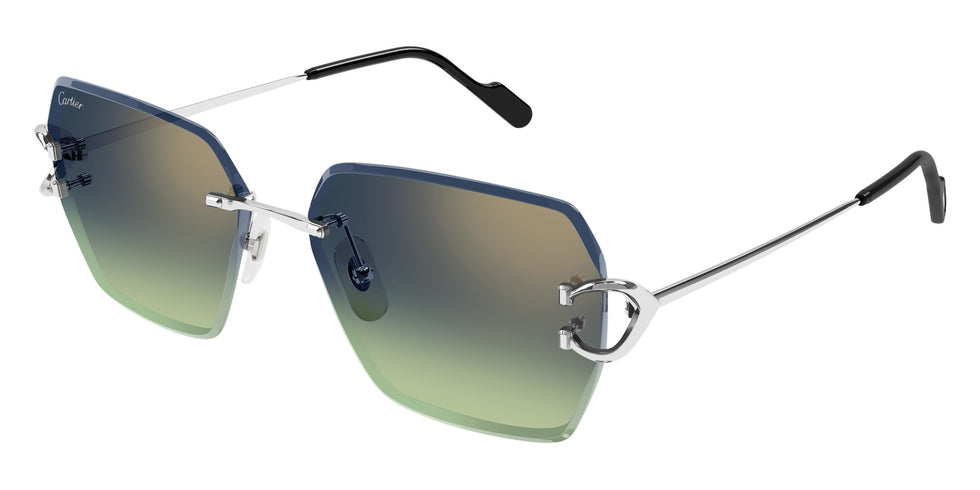 Cartier CT0466S 006 58 - Silver / Blue Multi Treatment #id:ct0466s006_s:102105