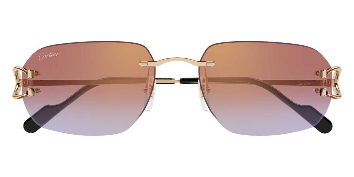 Cartier CT0468S 005 58 - Gold / Red Multi Treatment #id:ct0468s005_s:100100