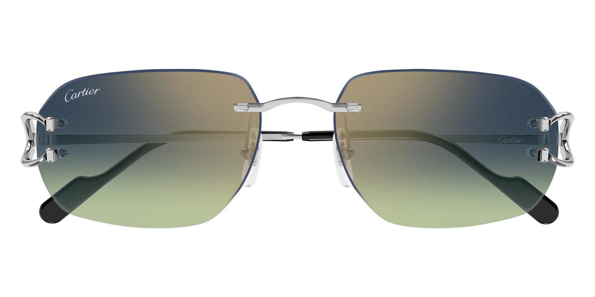 Cartier CT0468S 006 58 - Silver / Blue Multi Treatment #id:ct0468s006_s:102100