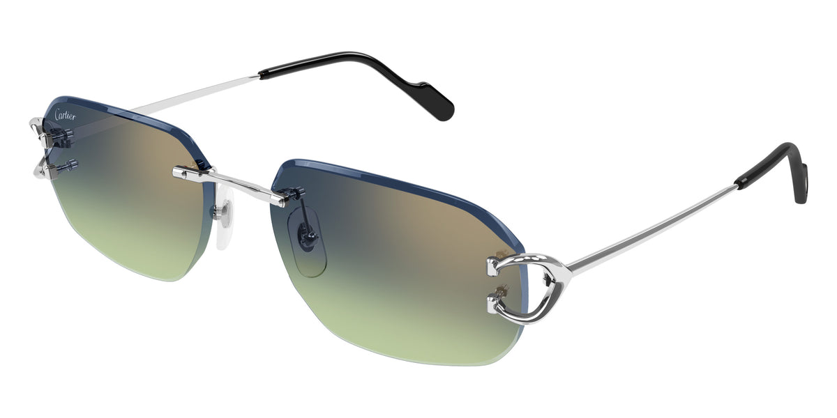 Cartier CT0468S 006 58 - Silver / Blue Multi Treatment #id:ct0468s006_s:102105