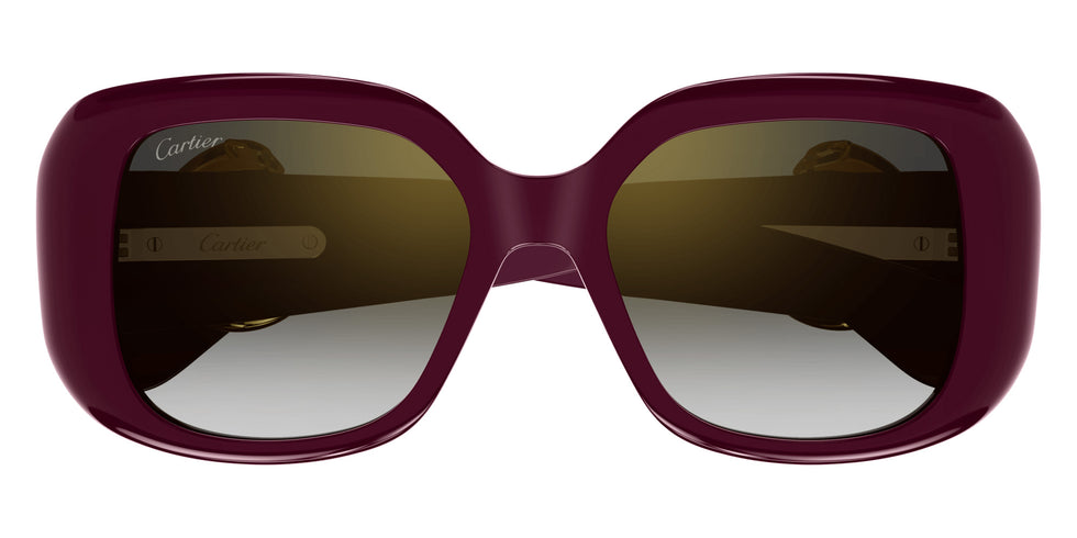 Cartier CT0471SA 004 54 - Burgundy / Gray Multi Treatment #id:ct0471sa004_s:100100