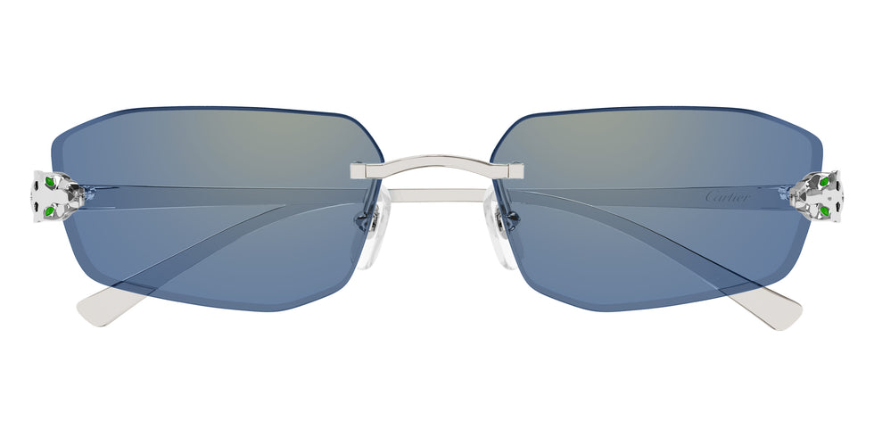 Cartier CT0474S 005 56 - Silver / Light Blue Multi Treatment #id:ct0474s005_s:100100