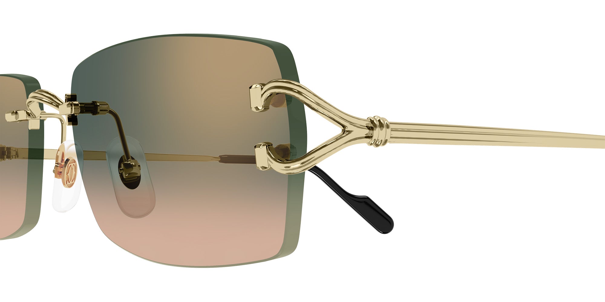 Cartier CT0550S 009 56 - Gold / Green Multi Treatment #id:ct0550s009_s:102110