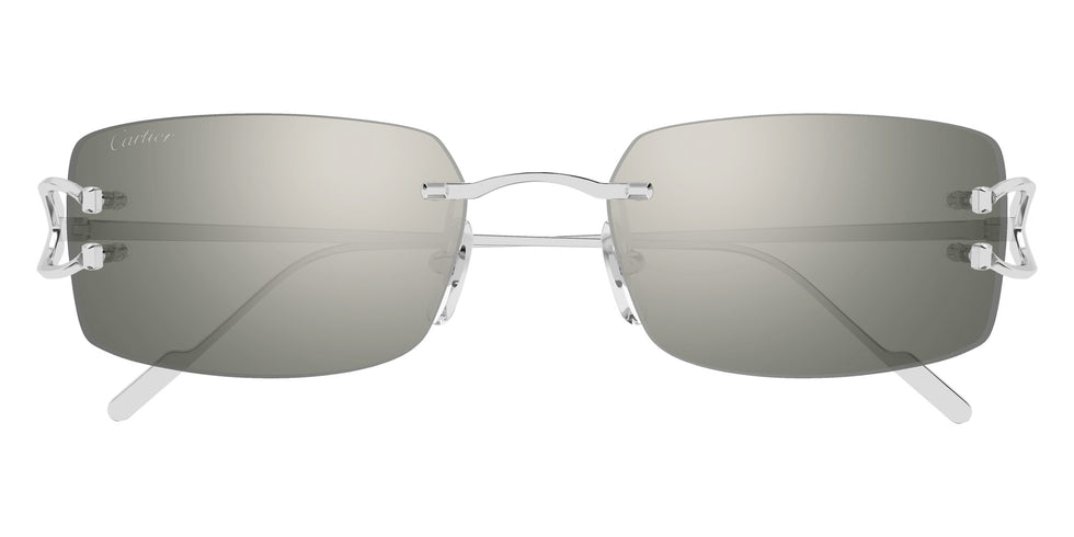 Cartier CT0605S 002 57 - Silver / Silver Mirrored #id:ct0605s002_s:100100