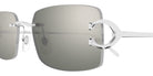 Cartier CT0605S 002 57 - Silver / Silver Mirrored #id:ct0605s002_s:100110