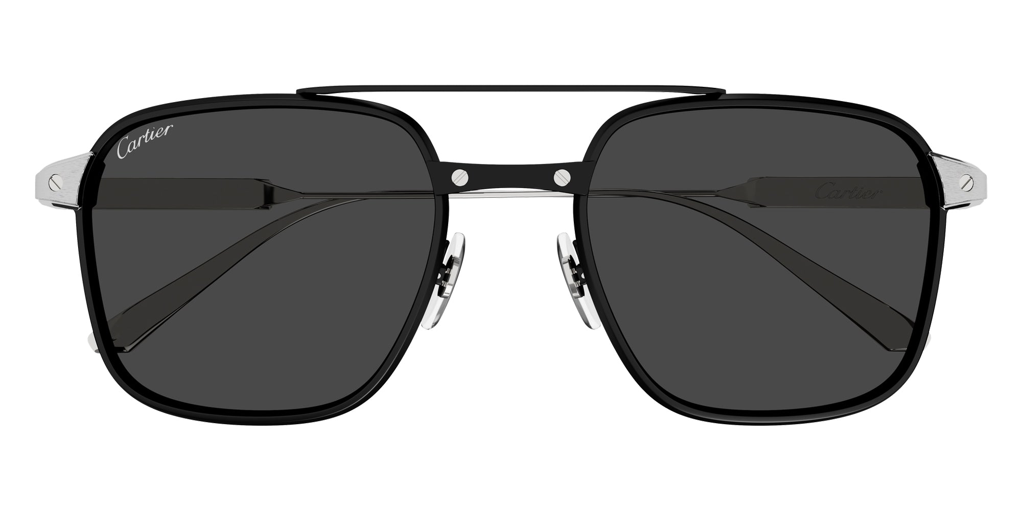 Cartier CT0610S 001 54 - Black/Silver / Smoke AR Polarized #id:ct0610s001_s:100100