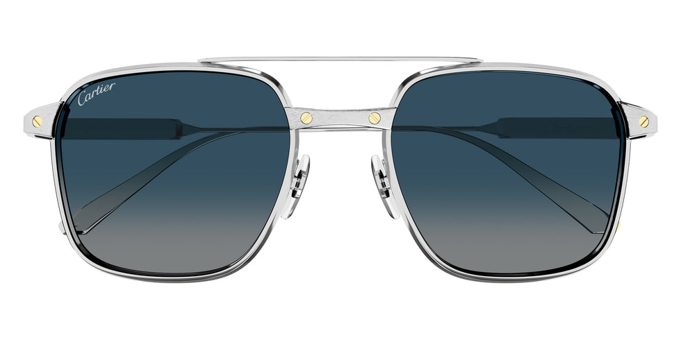 Cartier CT0610S 004 54 - Silver / Blue Multi Treatment Polarized #id:ct0610s004_s:104100