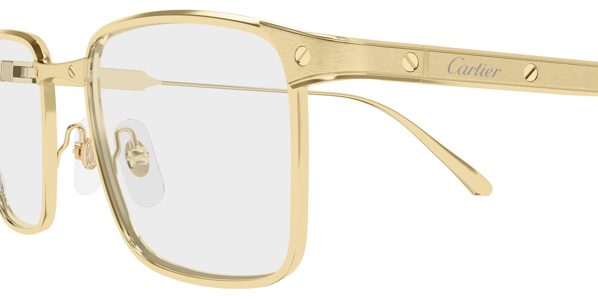 Cartier CT0613O Rectangle Eyeglasses | EyeOns.com