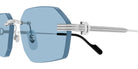 Cartier CT0616S 005 54 - Silver / Light Blue AR #id:ct0616s005_s:104110