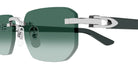 Cartier CT0622S 003 53 - Silver/Green / Green AR #id:ct0622s003_s:102110