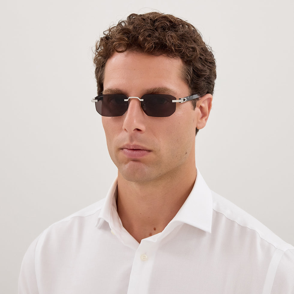 Cartier CT0622S 005 53 - Silver/Gray / Gray AR #id:ct0622s005_s:106115