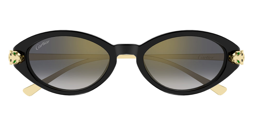 Cartier CT0634S 001 52 - Black/Gold / Gray Multi Treatment #id:ct0634s001_s:100100