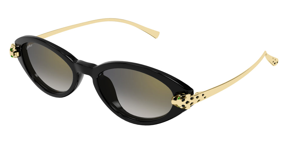 Cartier CT0634S 001 52 - Black/Gold / Gray Multi Treatment #id:ct0634s001_s:100105