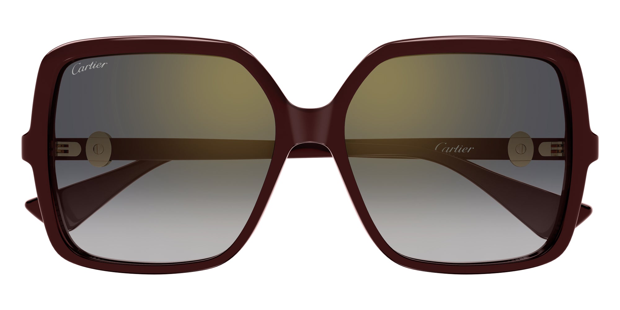 Cartier CT0641S 003 58 - Burgundy / Gray Multi Treatment #id:ct0641s003_s:104100