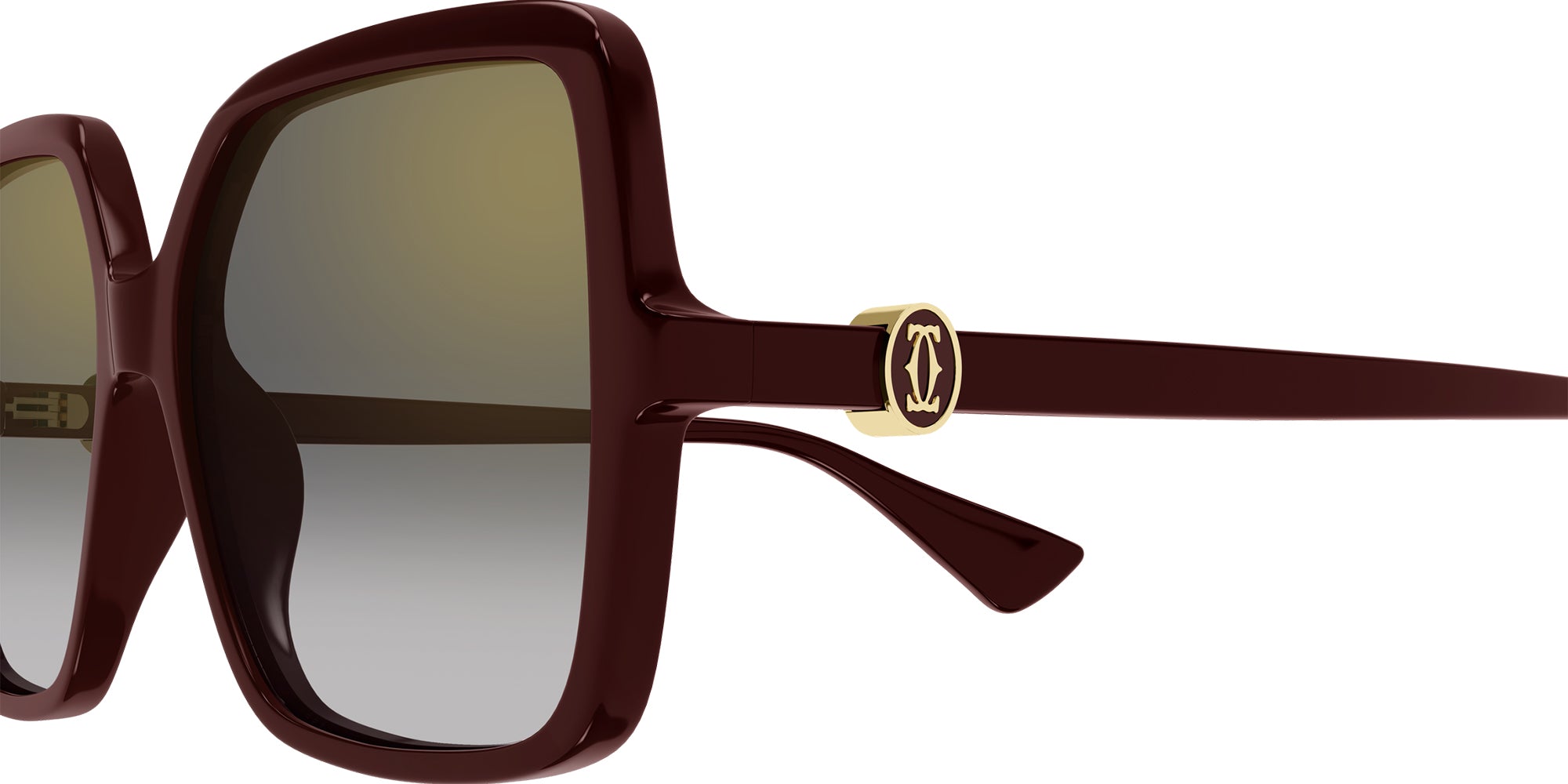 Cartier CT0641S 003 58 - Burgundy / Gray Multi Treatment #id:ct0641s003_s:104110