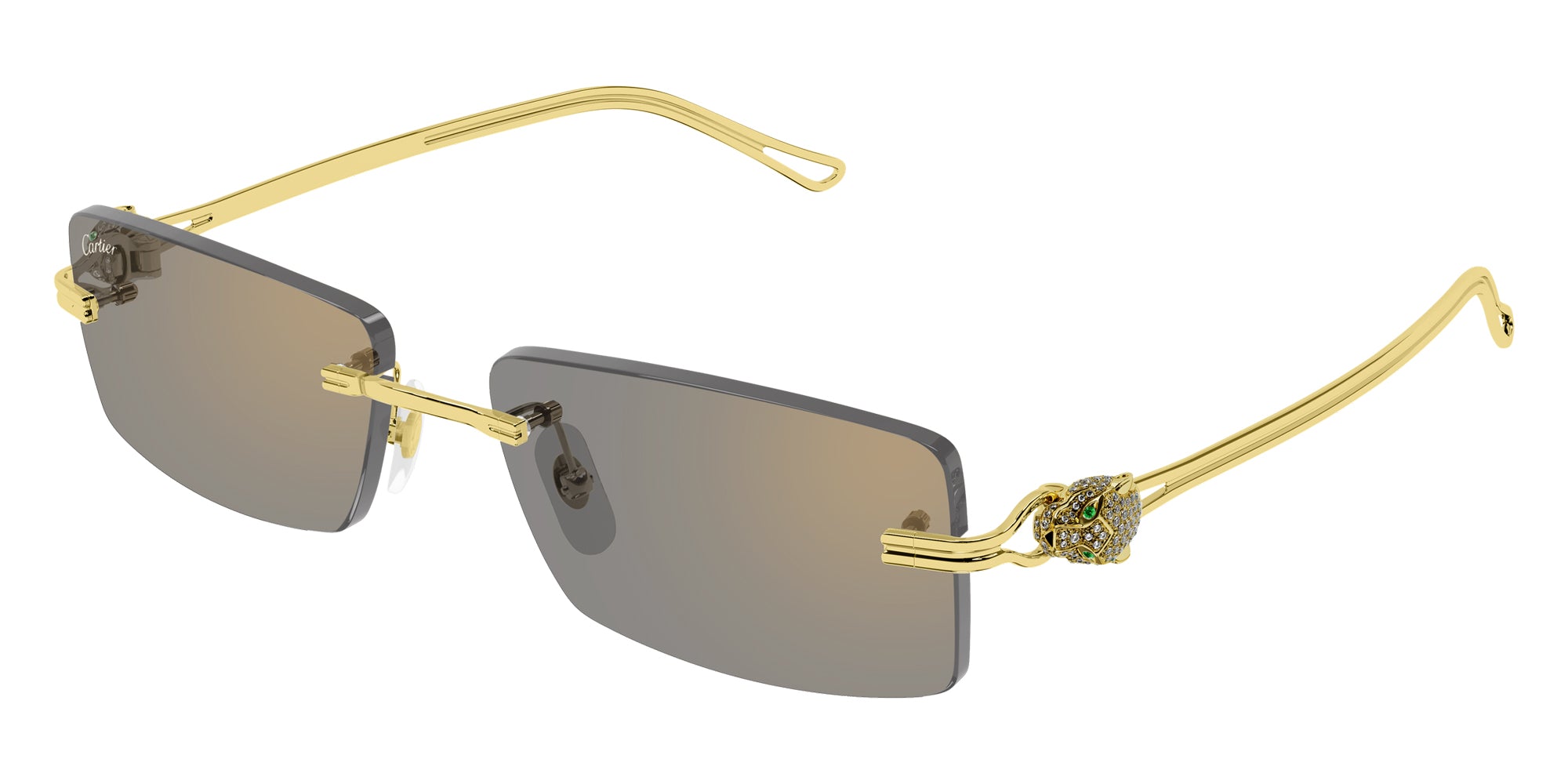 Cartier CT0647S 002 57 - Gold / Gray Multi Treatment #id:ct0647s002_s:102105