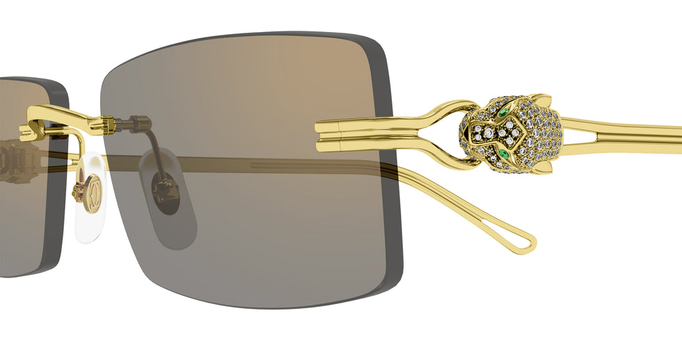 Cartier CT0647S 002 57 - Gold / Gray Multi Treatment #id:ct0647s002_s:102110