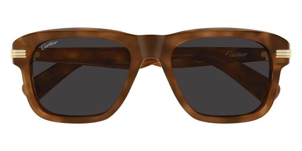 Cartier CT0657S 004 55 - Havana / Gray AR #id:ct0657s004_s:104100