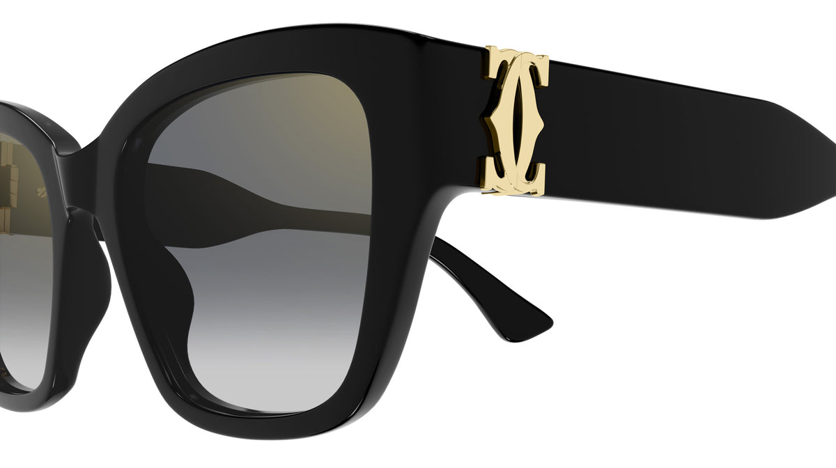Cartier CT0666S 001 53 - Black / Gray Multi Treatment #id:ct0666s001_s:100110